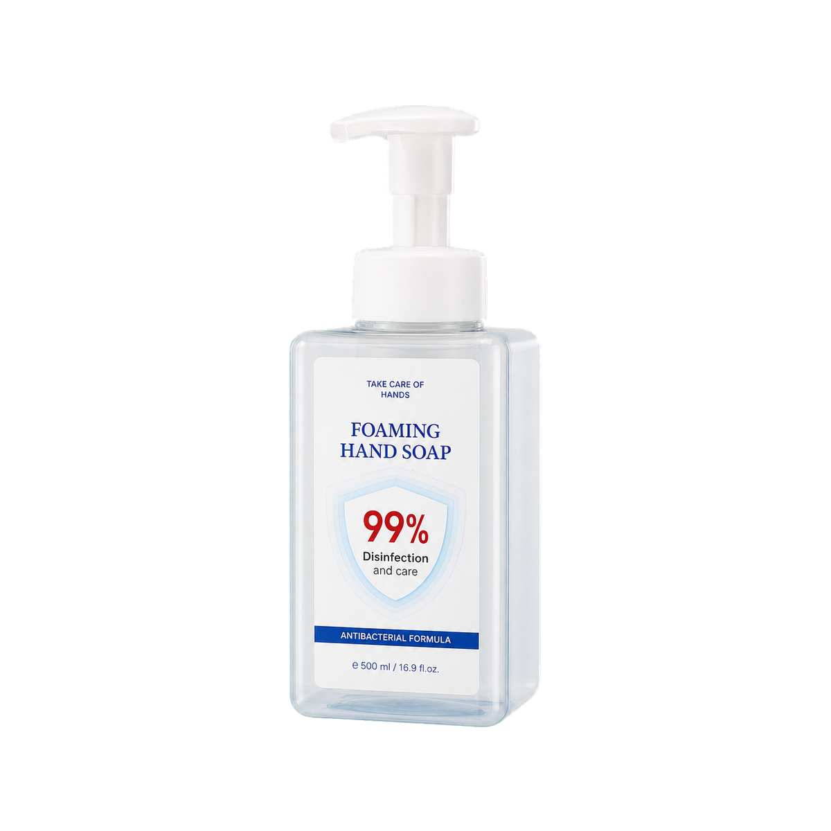 Foaming hand soap packaging reference