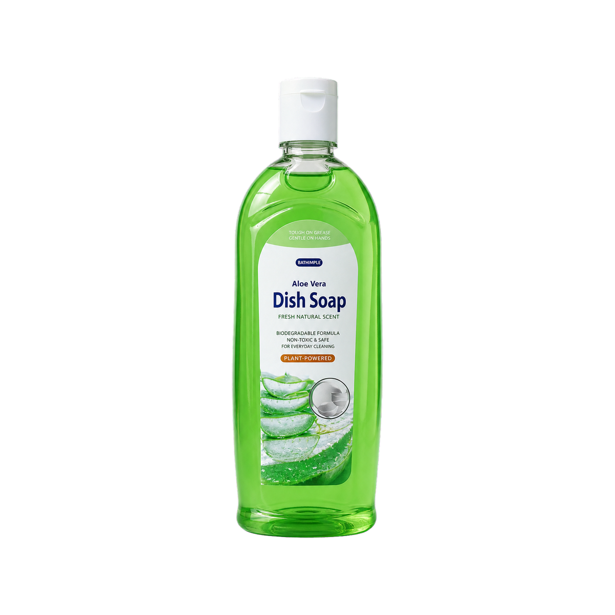 Clear dish soap packaging reference