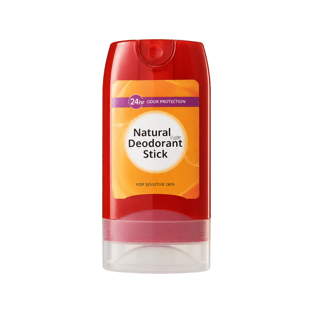 Natural deodorant stick packaging reference