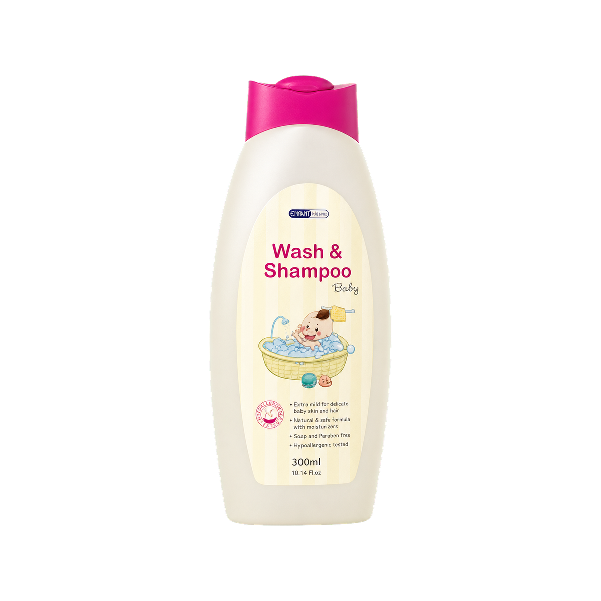 Gentle wash & shampoo packaging reference