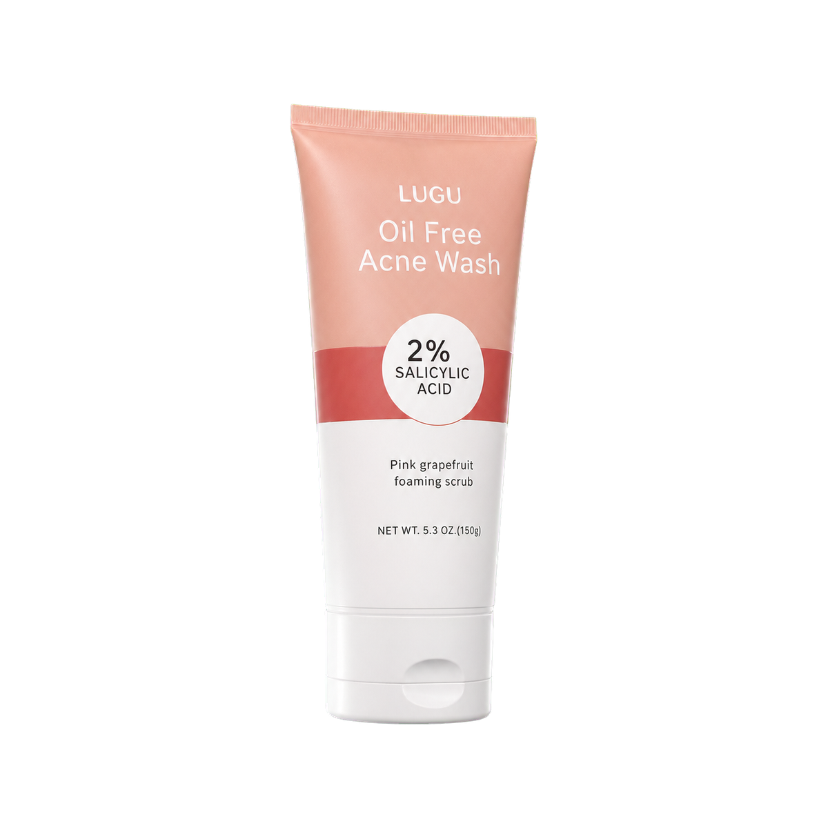 Oil-free acne wash packaging reference