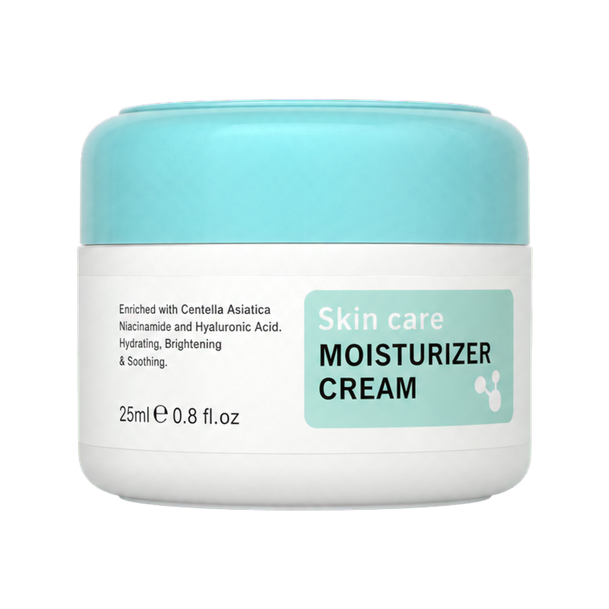 Skin care moisturiser packaging reference
