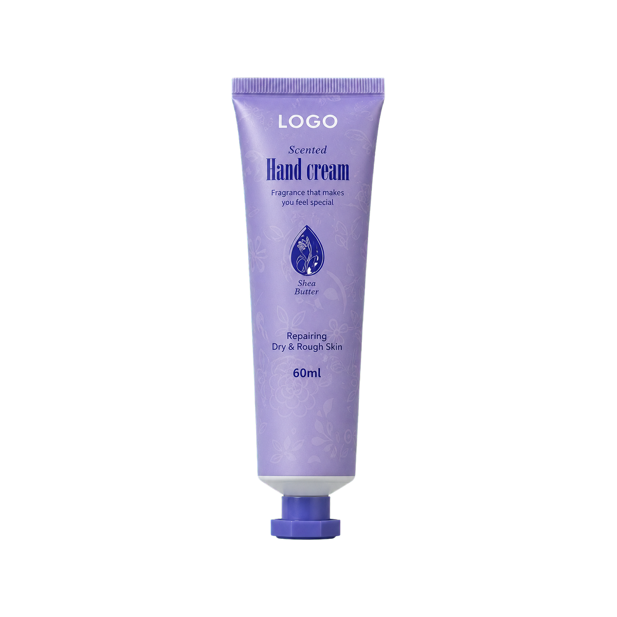 Scented hand cream packaging reference