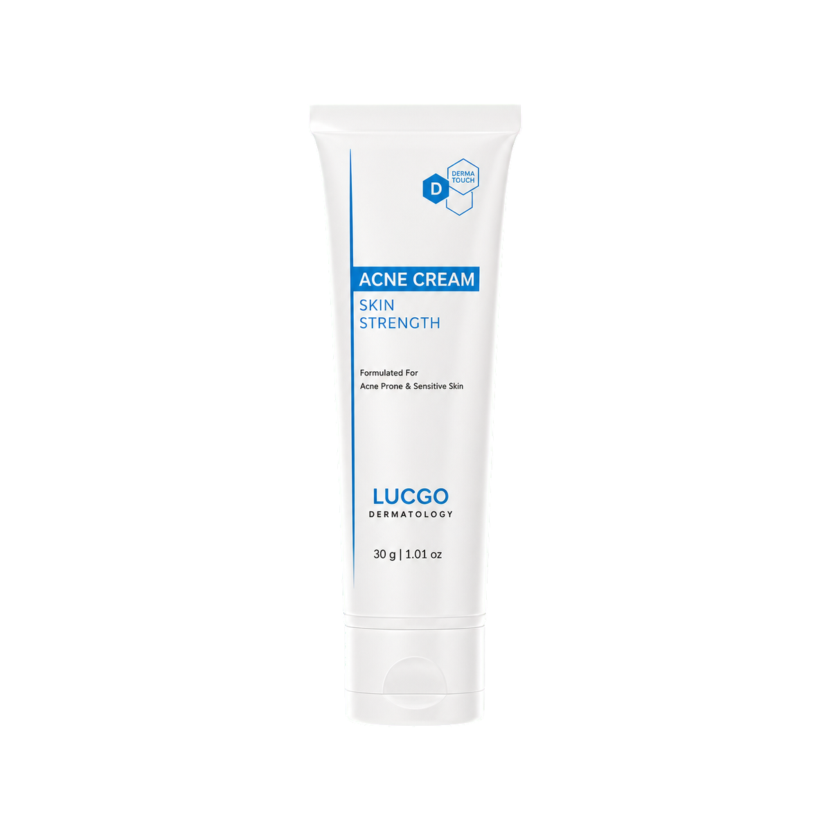 Targeted acne cream packaging reference