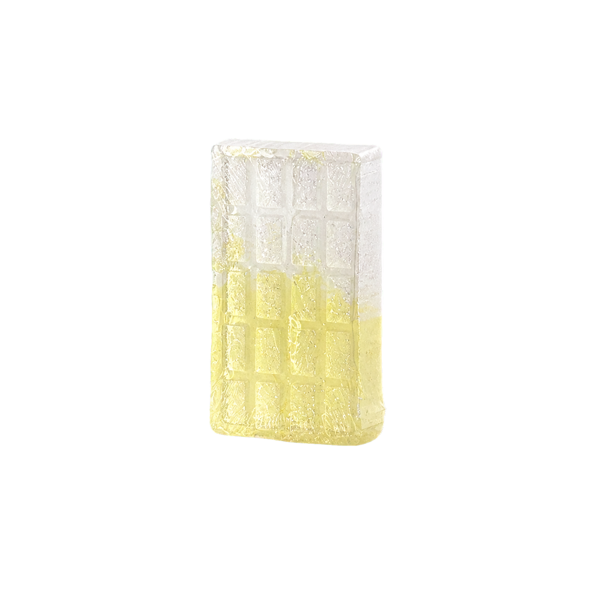 Two-tone bath tablet packaging reference