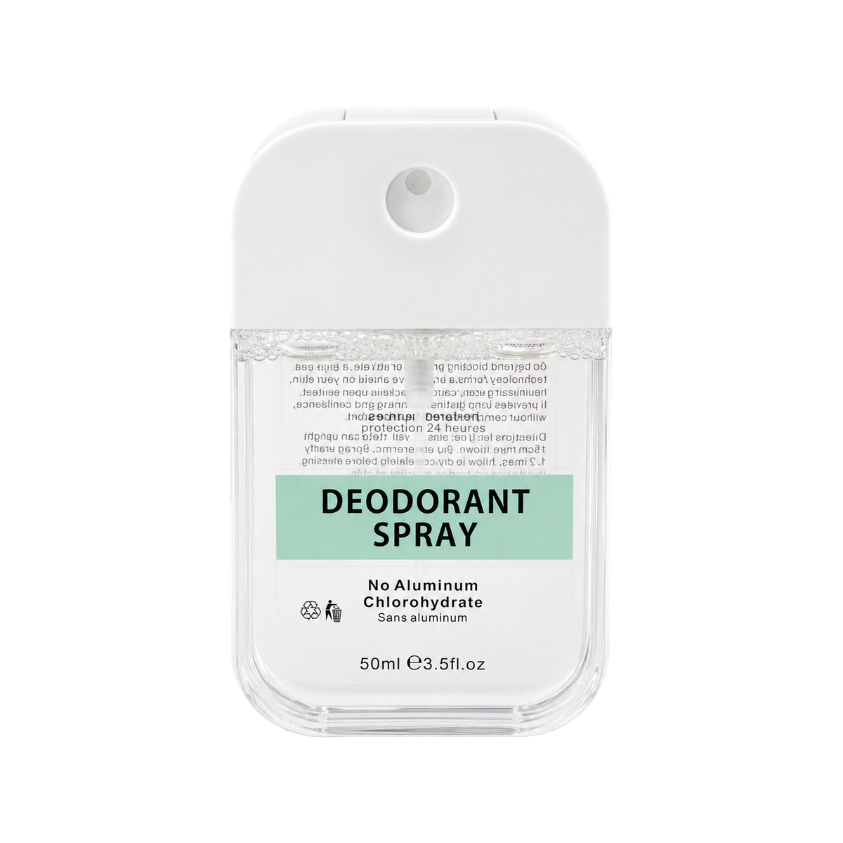 Deodorant spray packaging reference