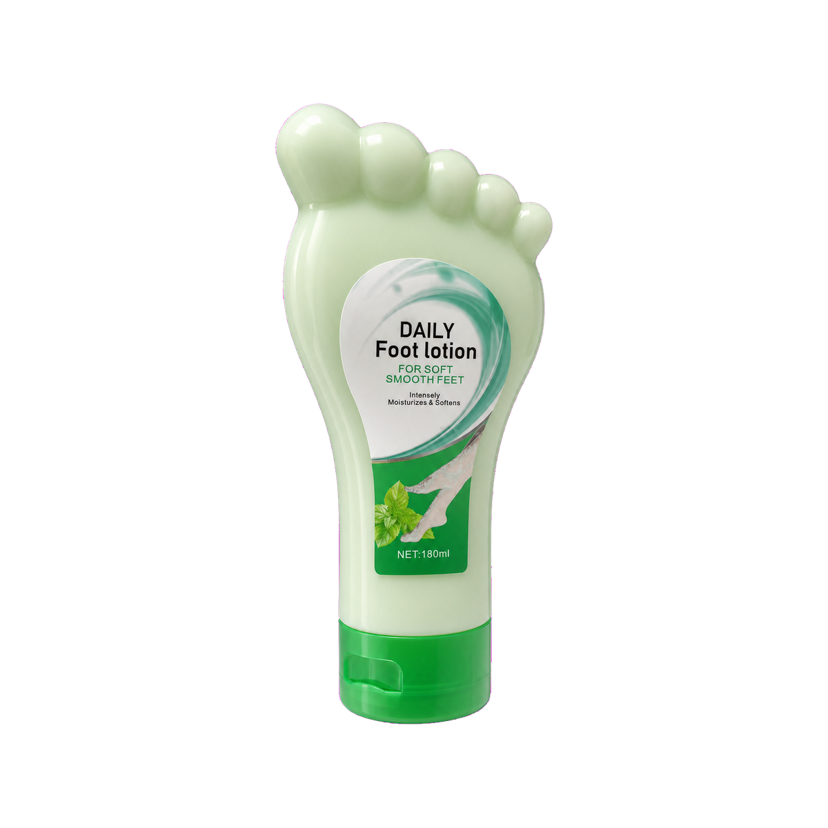 Daily foot lotion packaging reference